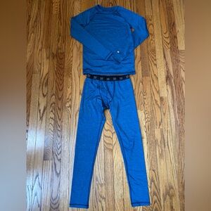 Boy’s All in Motion Thermal Underwear Set Blue Size L (12-14)